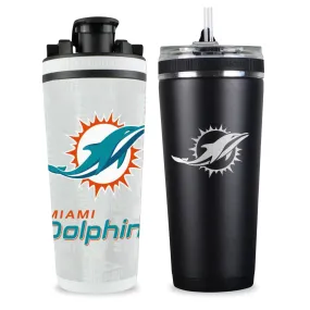 Miami Dolphins 4D Shaker & Flex Bottle Bundle