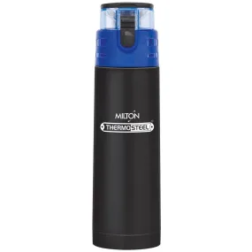 Milton Atlantis-900 Thermosteel Water  Bottle,900 ml,Black