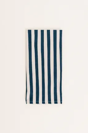 Modern Print Dish Towel Navy Stripe