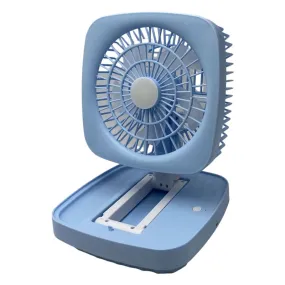 Multi-Gear Adjustment Storage Table Lamp With A Circulating Fan F50-8-1338 Blue