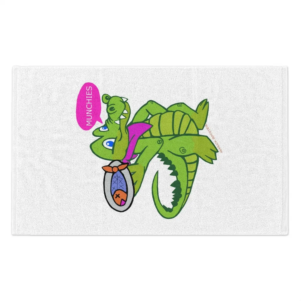 Munchies the Crocodile Rally Towel, 11x18