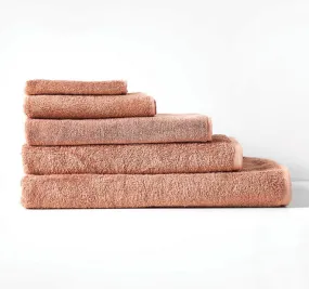 Nara 550GSM Bamboo Cotton Bath Towel Range Clay