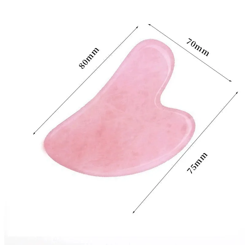 Natural Jade Powder Crystal Gua Sha Board for Face Lifting