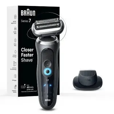 New - Braun Series 7-7120s Rechargeable Wet & Dry Electric Shaver