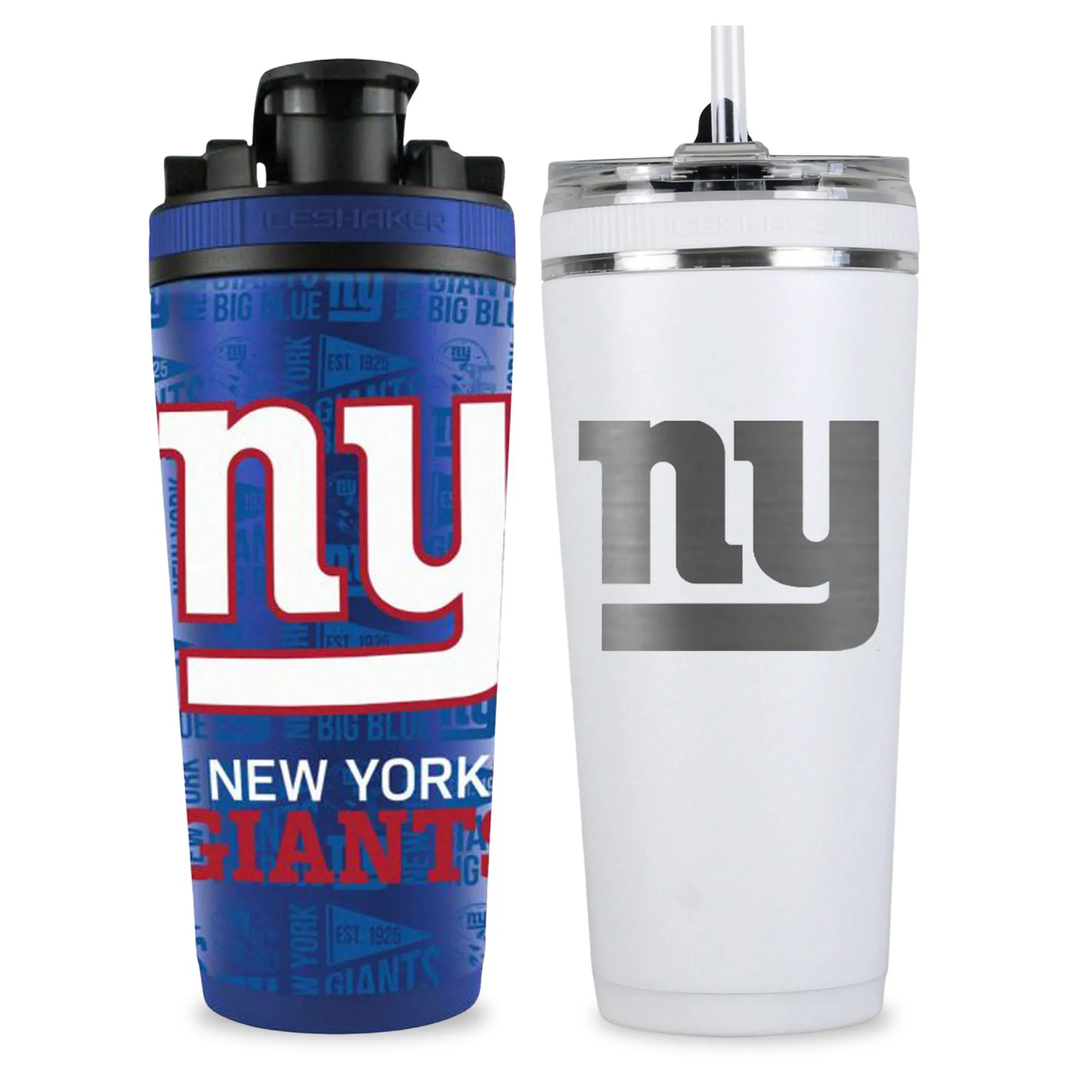 New York Giants 4D Shaker & Flex Bottle Bundle