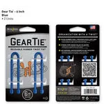 Nite Ize Gear Tie 6 inch - Blue 2pk