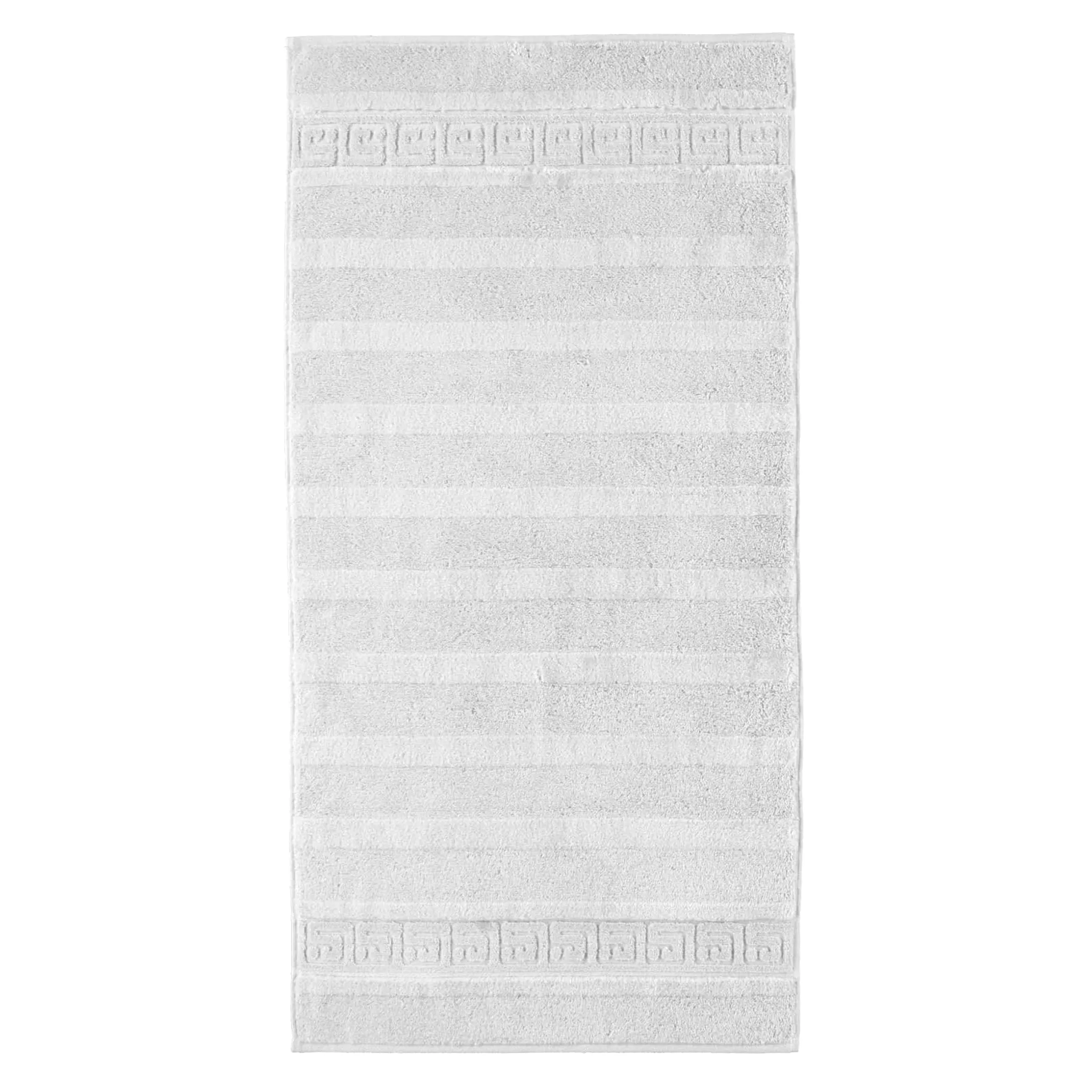 Noblesse Greek Key Border Combed Cotton Bath Towel