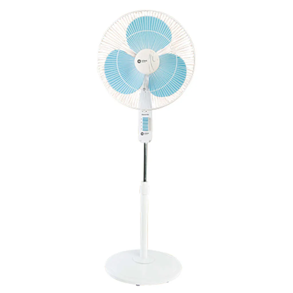 Orient Electric Stand 82 Pedestal Fan 400mm Crystal White & Sky Blue