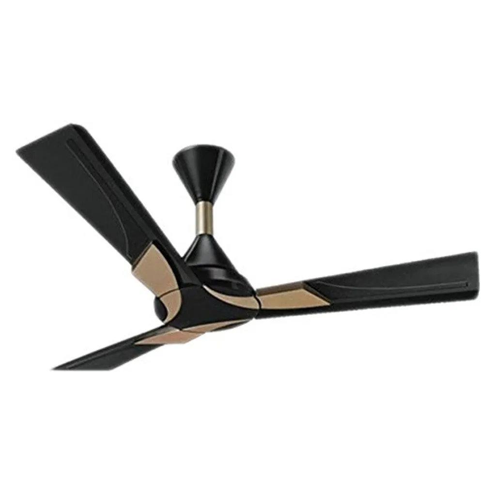 Orient Wendy Ceiling Fan With Remote 1200mm Metallic Black-Gold