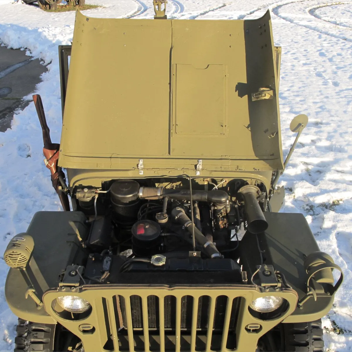 Original U.S. WWII 1943 Ford GPW Jeep with M2 Browning .50 Caliber and Accessories- Fully Restored