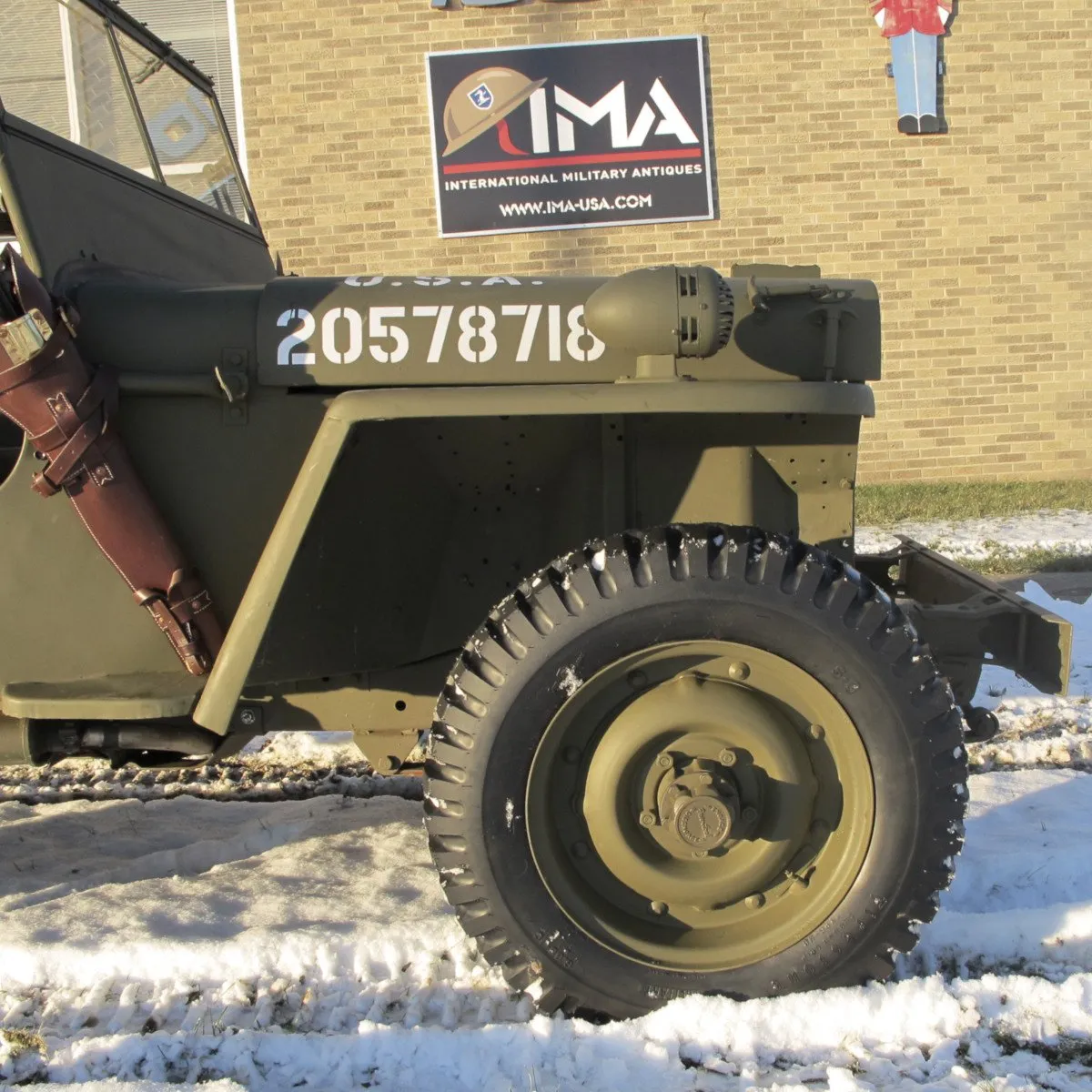 Original U.S. WWII 1943 Ford GPW Jeep with M2 Browning .50 Caliber and Accessories- Fully Restored