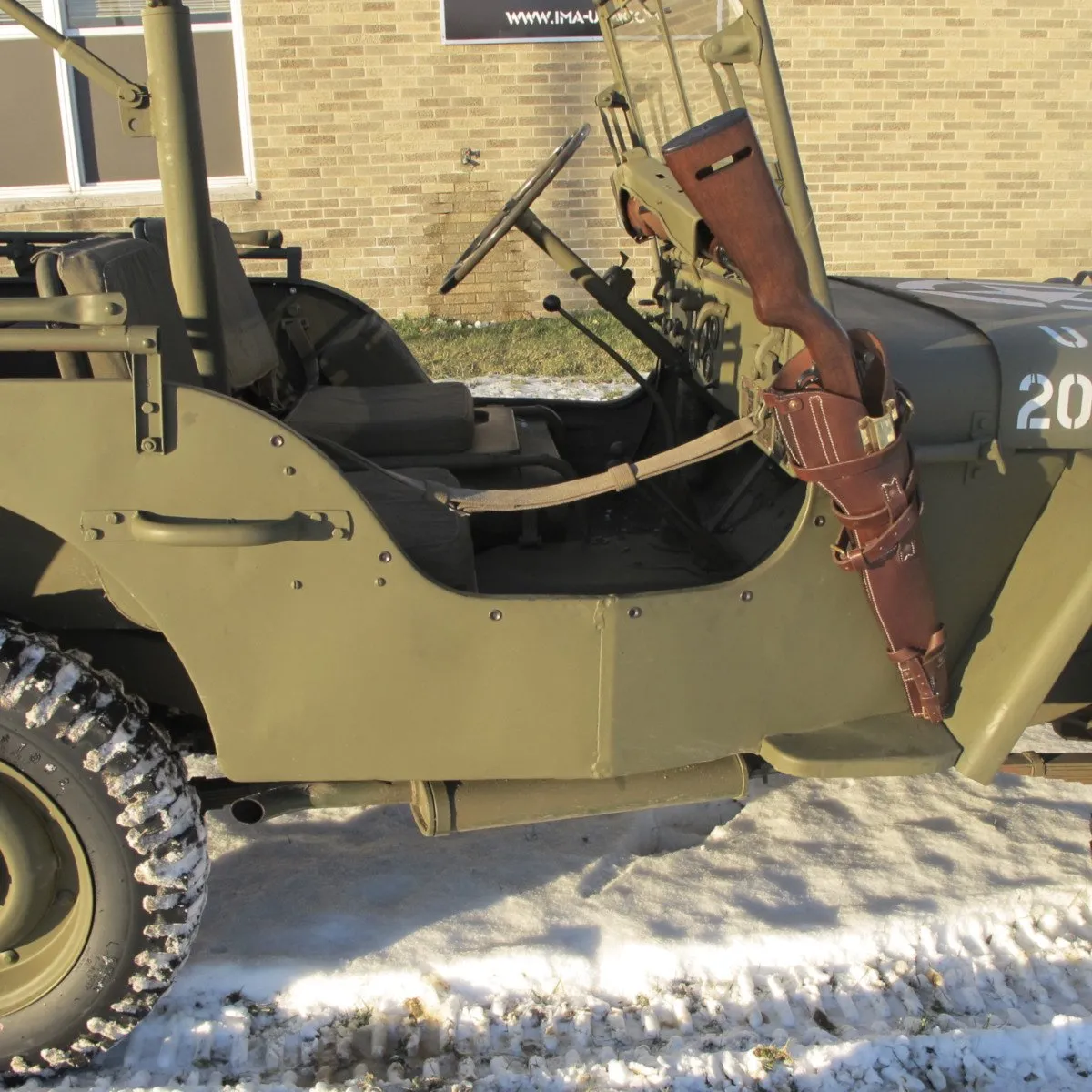 Original U.S. WWII 1943 Ford GPW Jeep with M2 Browning .50 Caliber and Accessories- Fully Restored