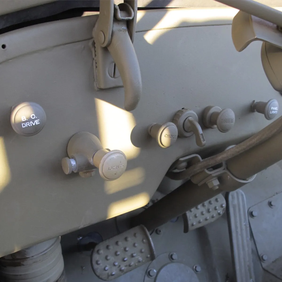 Original U.S. WWII 1943 Ford GPW Jeep with M2 Browning .50 Caliber and Accessories- Fully Restored