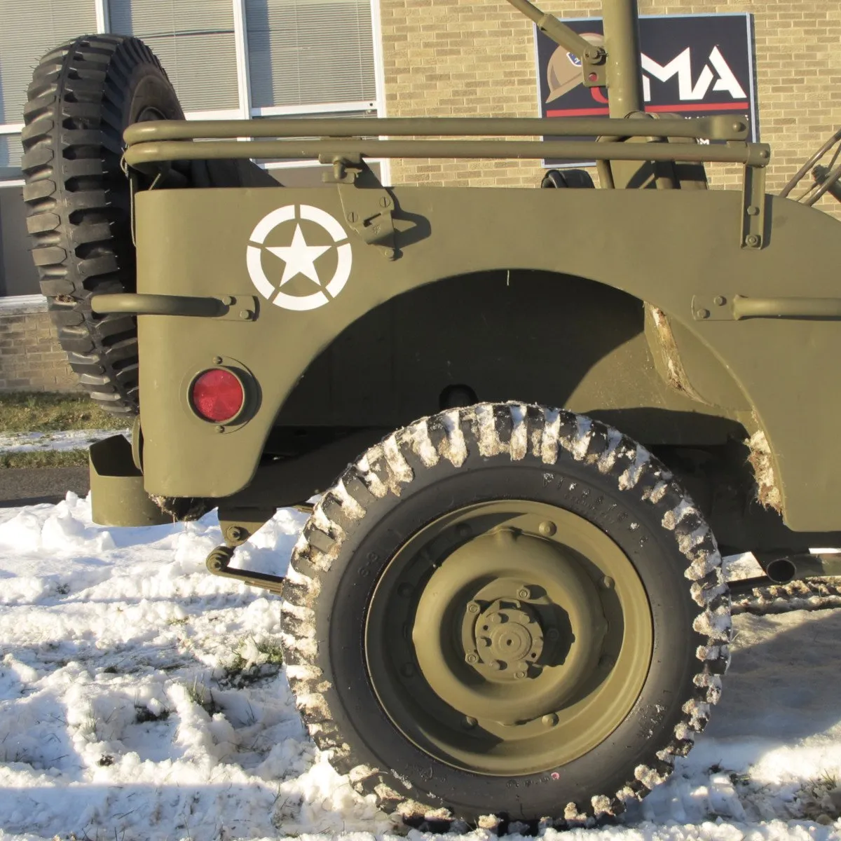 Original U.S. WWII 1943 Ford GPW Jeep with M2 Browning .50 Caliber and Accessories- Fully Restored