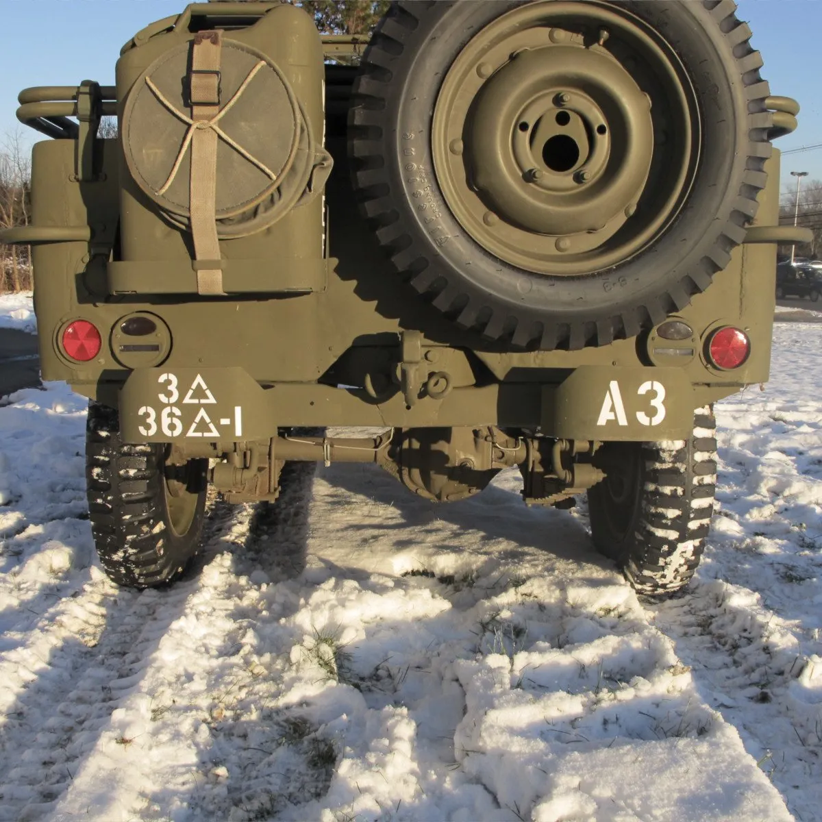 Original U.S. WWII 1943 Ford GPW Jeep with M2 Browning .50 Caliber and Accessories- Fully Restored