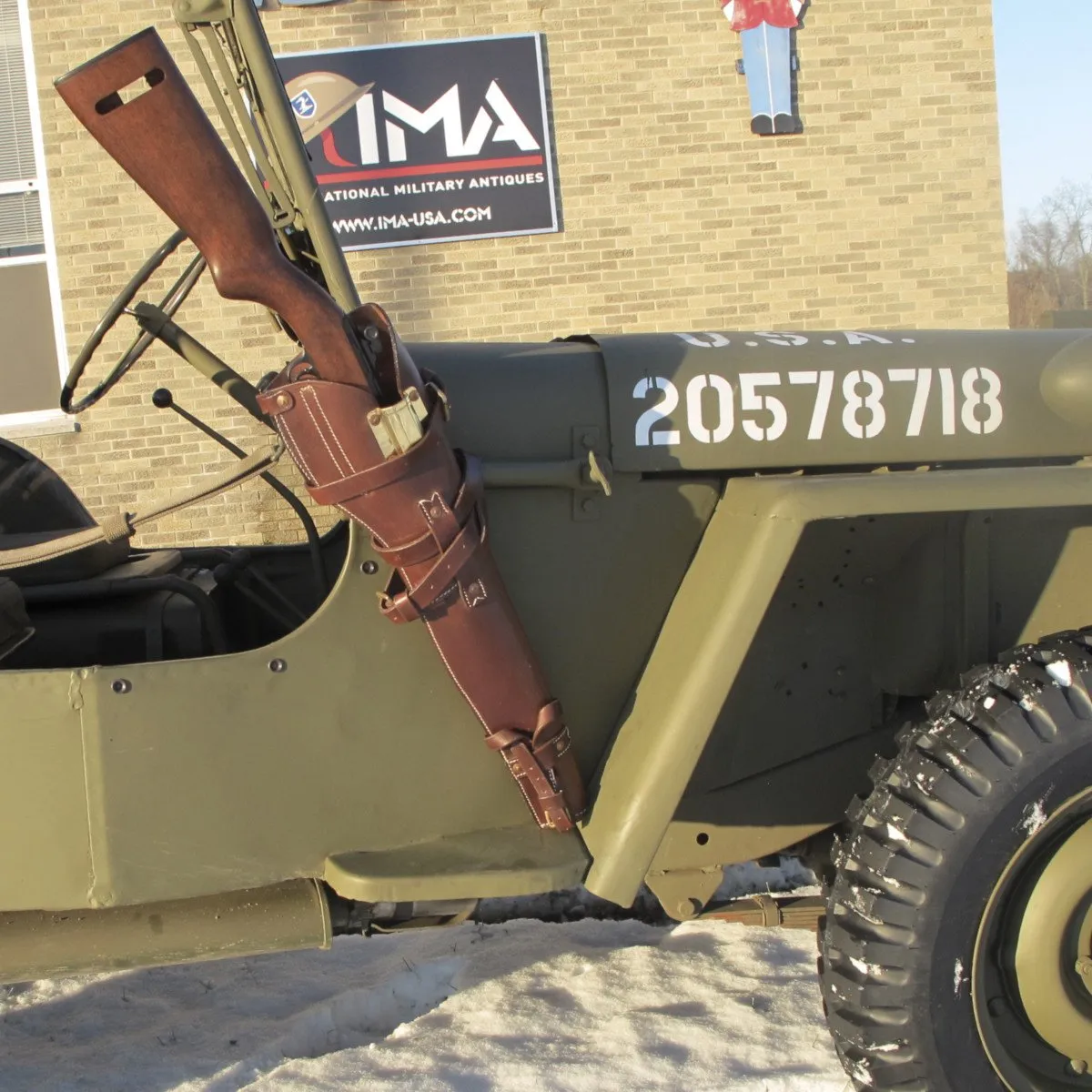 Original U.S. WWII 1943 Ford GPW Jeep with M2 Browning .50 Caliber and Accessories- Fully Restored