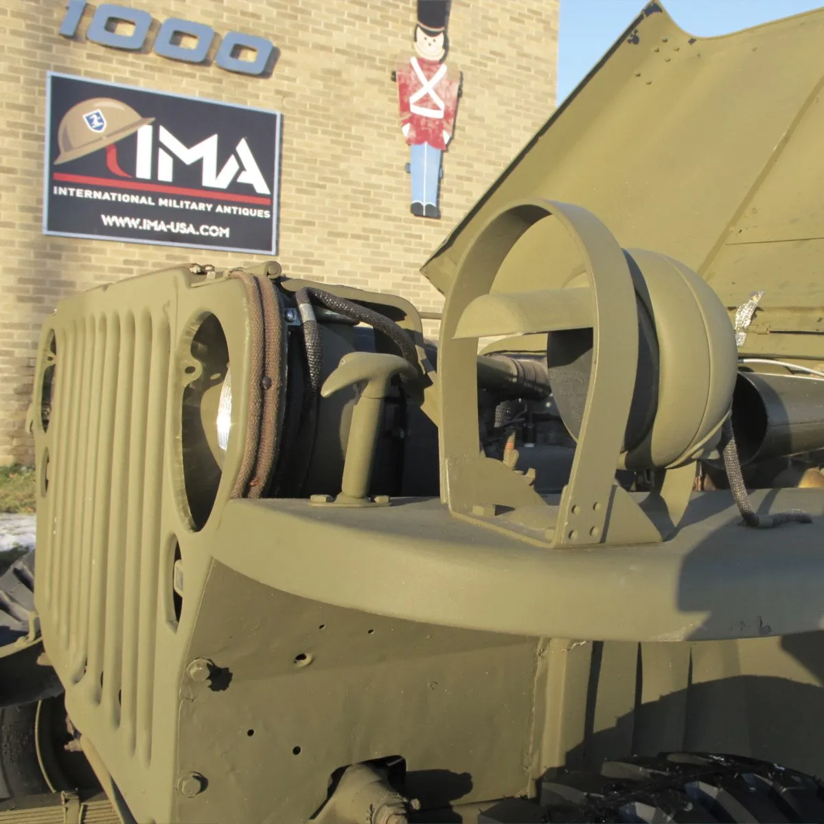 Original U.S. WWII 1943 Ford GPW Jeep with M2 Browning .50 Caliber and Accessories- Fully Restored