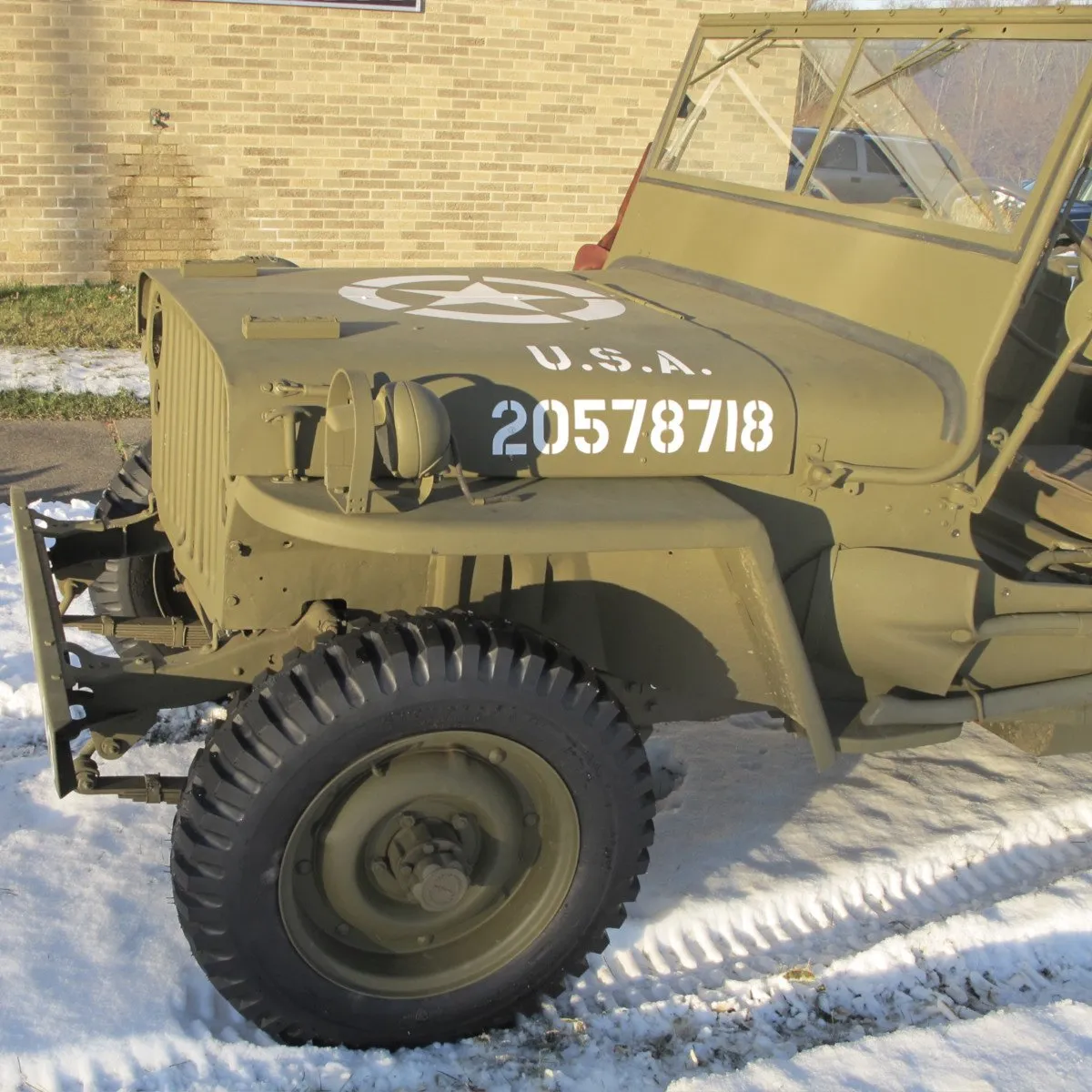 Original U.S. WWII 1943 Ford GPW Jeep with M2 Browning .50 Caliber and Accessories- Fully Restored