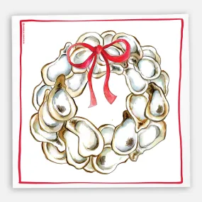 Oyster Wreath Kitchen Towel