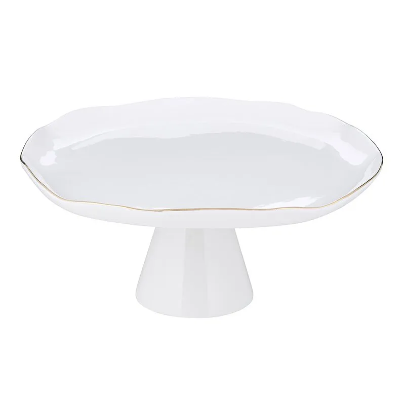 Pedestal Tray - Large - Gold