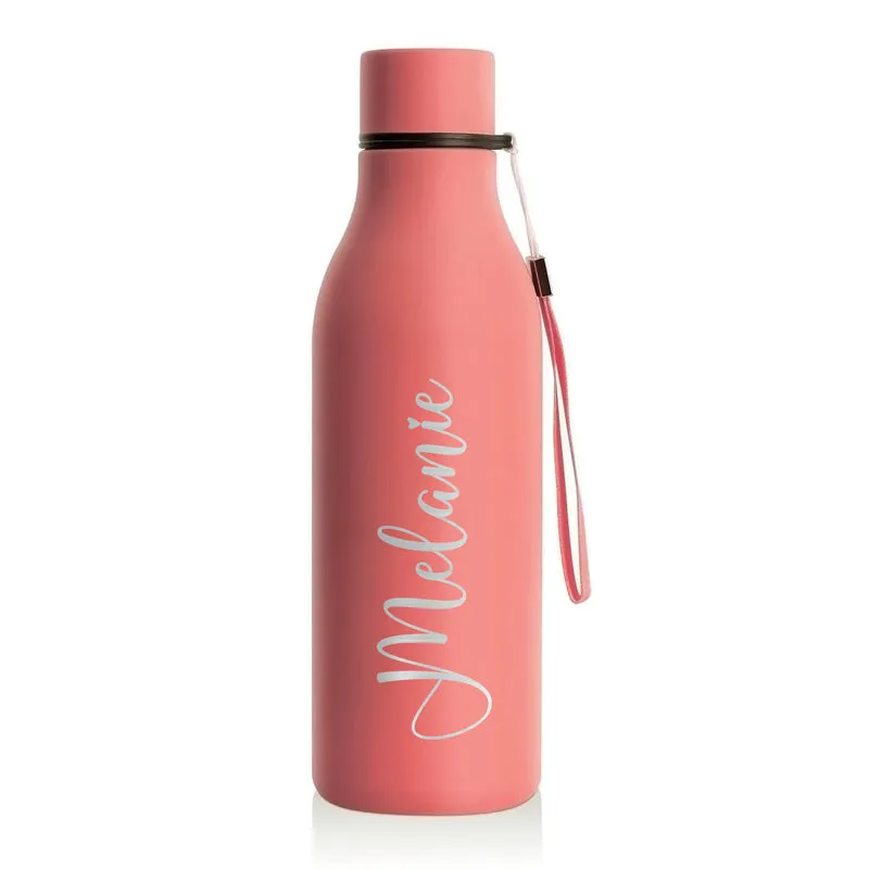 Personalised Soft Touch Travel Water Bottle-500ml