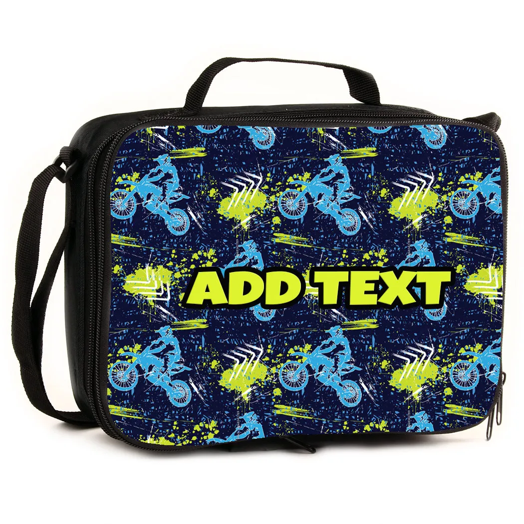 Personalized Backpacks, Lunch Bags, Duffel Bags, or Water Bottles with Full-Color - Motocross