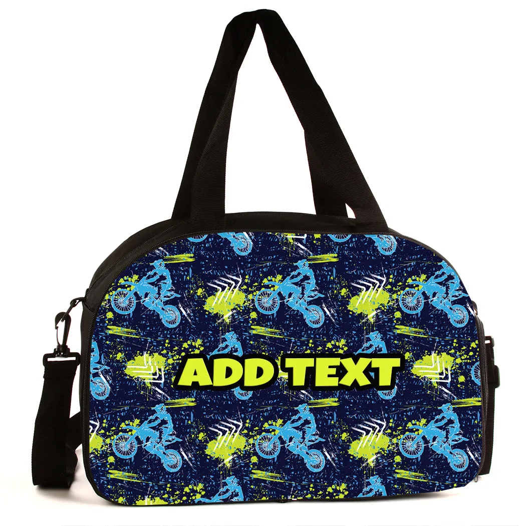 Personalized Backpacks, Lunch Bags, Duffel Bags, or Water Bottles with Full-Color - Motocross