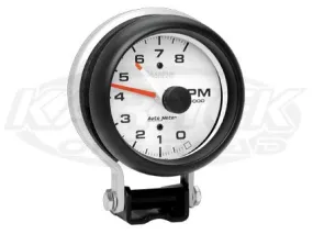 Phantom 3-3/4" Pedestal Mount Tachometer 8,000 RPM w/ Adjustable Pointer