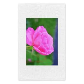 Pink Flower Rally Towel, 11x18