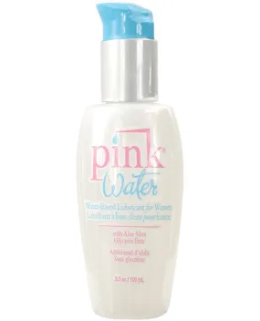 Pink Water Water-based Pump Bottle Lubricant - 3.3 Oz.