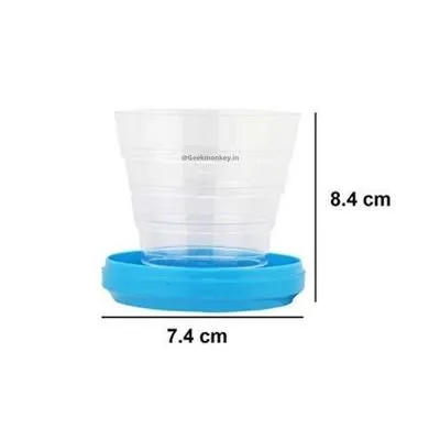 Portable Drinking Glass (Set of 2 Foldable Glasses)