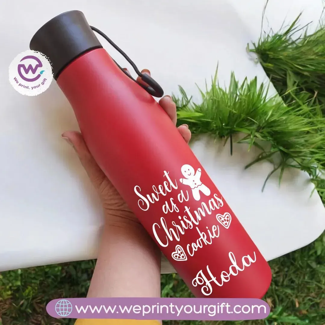 Portable Water Bottle-Christmas