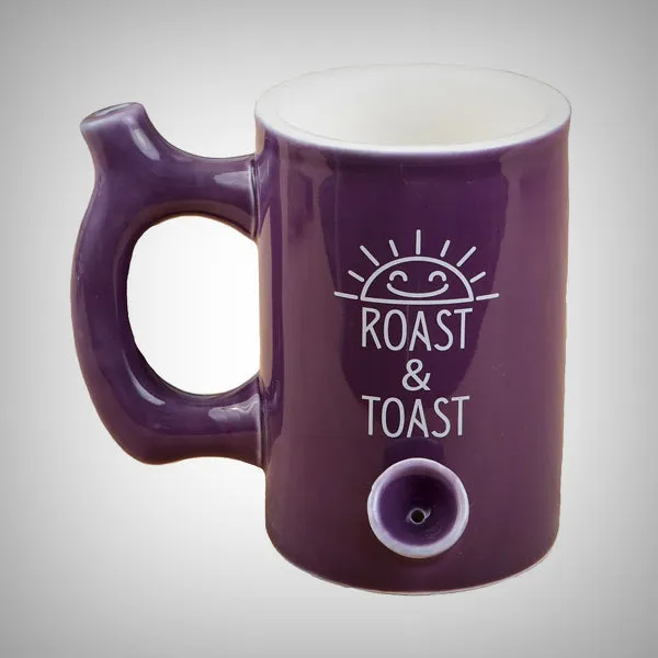 Premium Roast and Toast Mug/Pipe - wake and bake mug