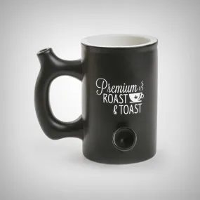 Premium Roast and Toast Mug/Pipe - wake and bake mug