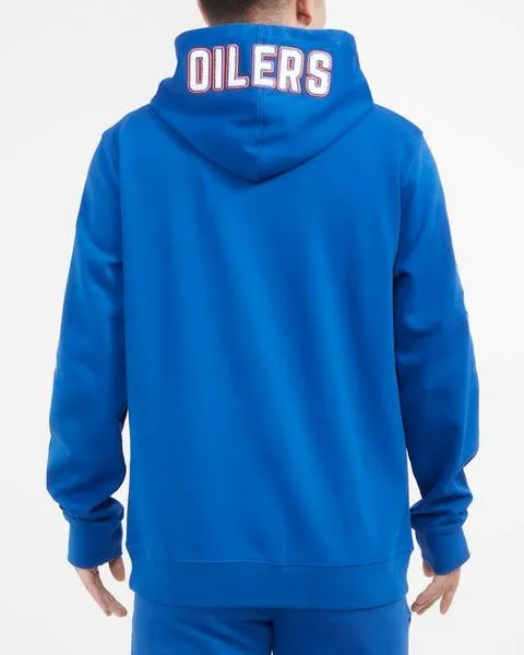 Pro Standard NHL Men's Edmonton Oilers Chenille Hoodie