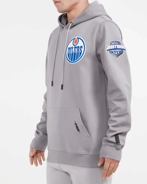 Pro Standard NHL Men's Edmonton Oilers Chenille Hoodie