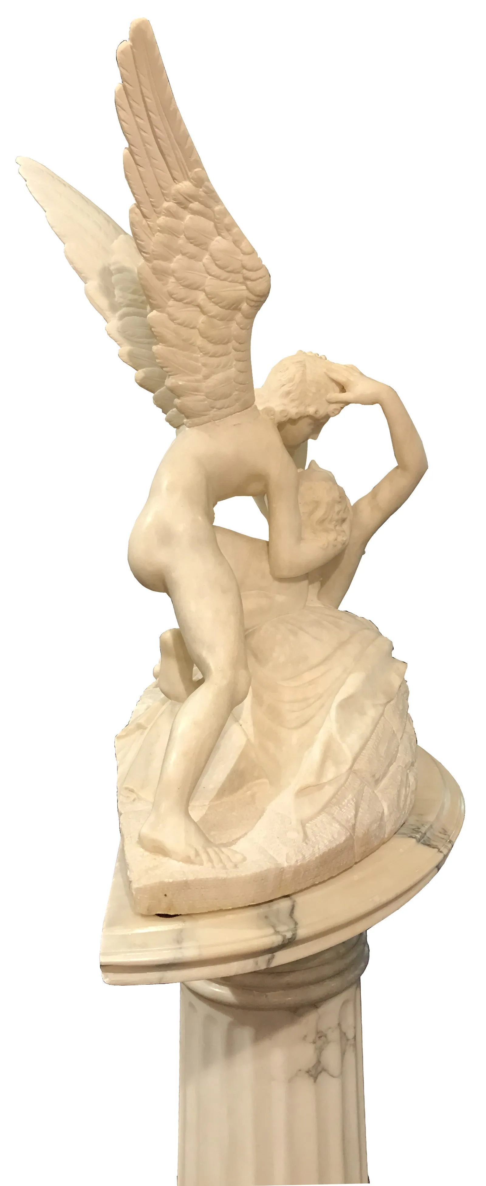 Psyche Revived by Cupid's Kiss on Pedestal (1850)