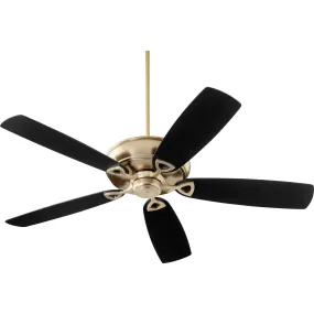 Quorum Alto 40625-80 Ceiling Fan - Aged Brass