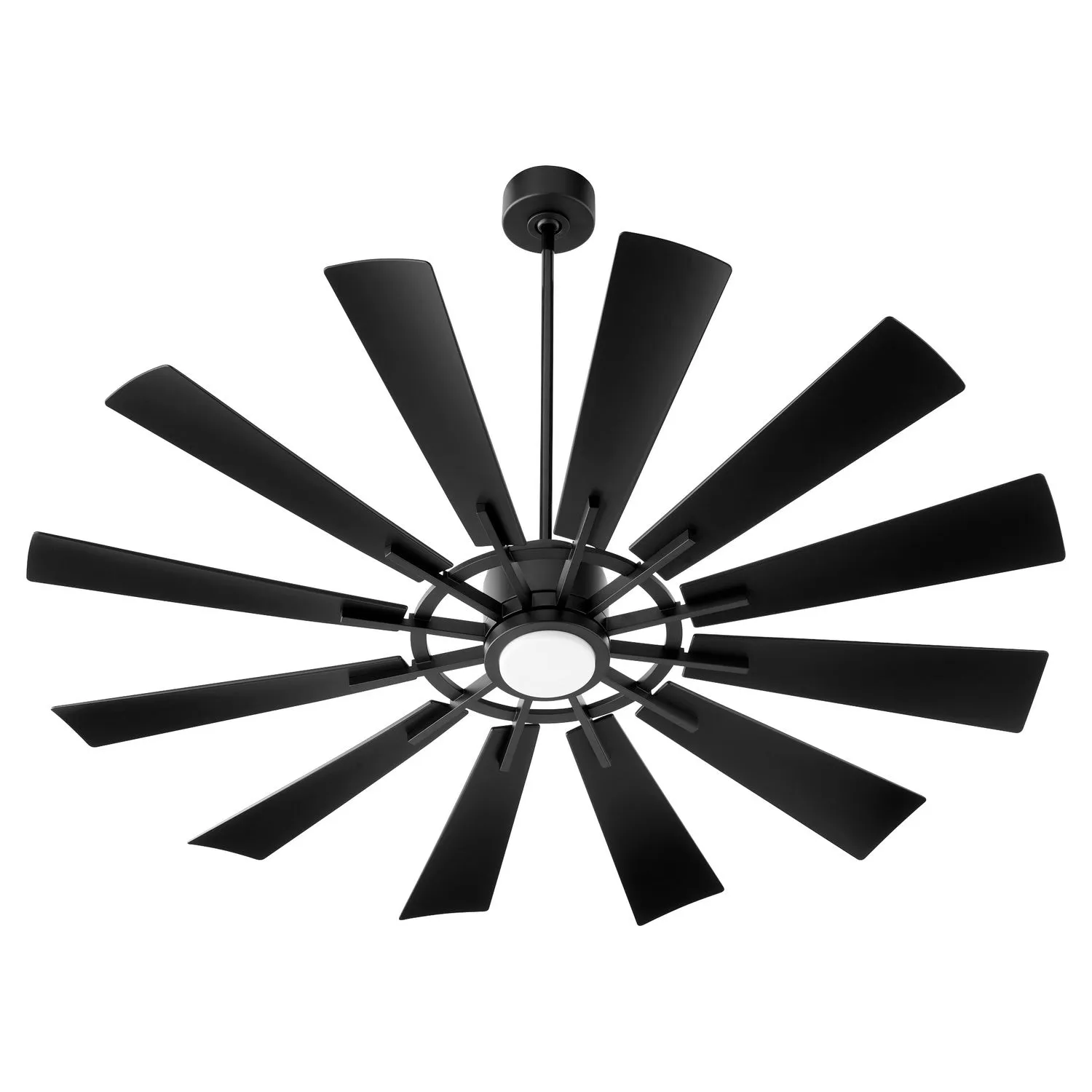 Quorum Cirque 46012-59 Patio Fan - Matte Black