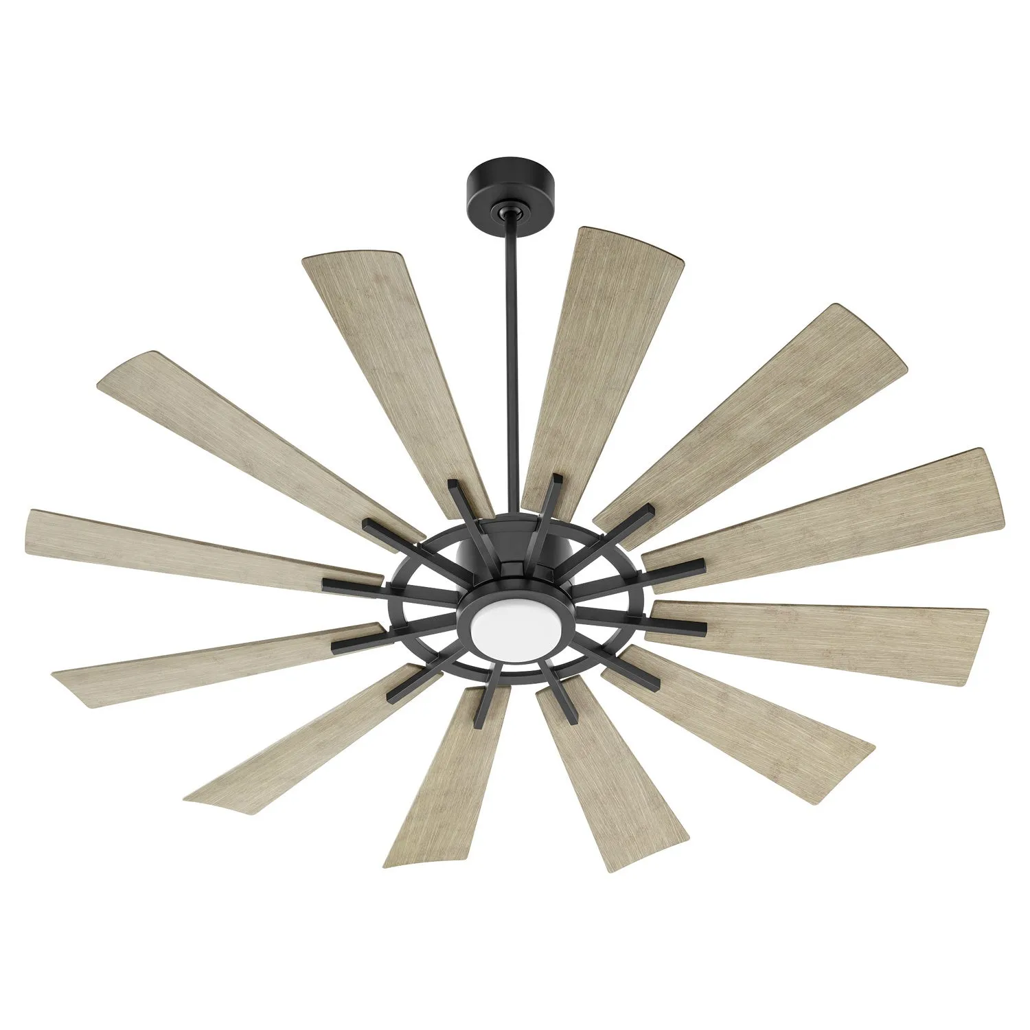 Quorum Cirque 46012-5942 Patio Fan - Matte Black