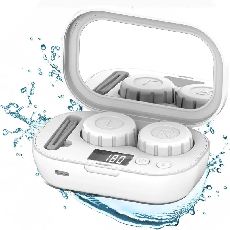 Rechargeable Ultrasonic Contact Lens Cleaner