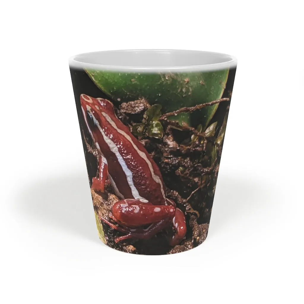 Red Frog Latte Mug, 12oz