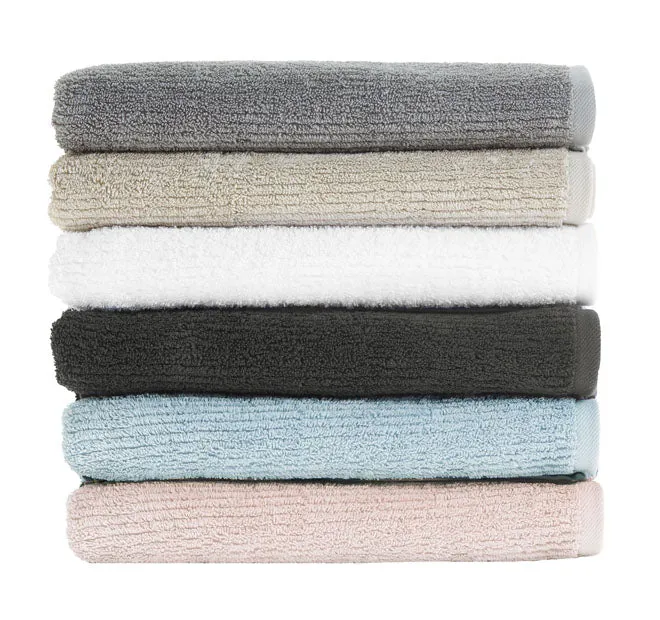 Reed 550GSM Cotton Bath Towel Range Stone