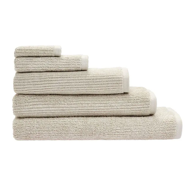 Reed 550GSM Cotton Bath Towel Range Stone