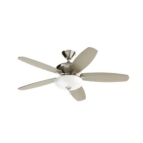 Renew Select 52" Ceiling Fan in Brushed Stainless Steel