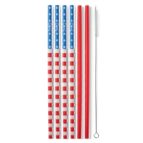 Reusable Straw Set All American S191 Ts Flrd