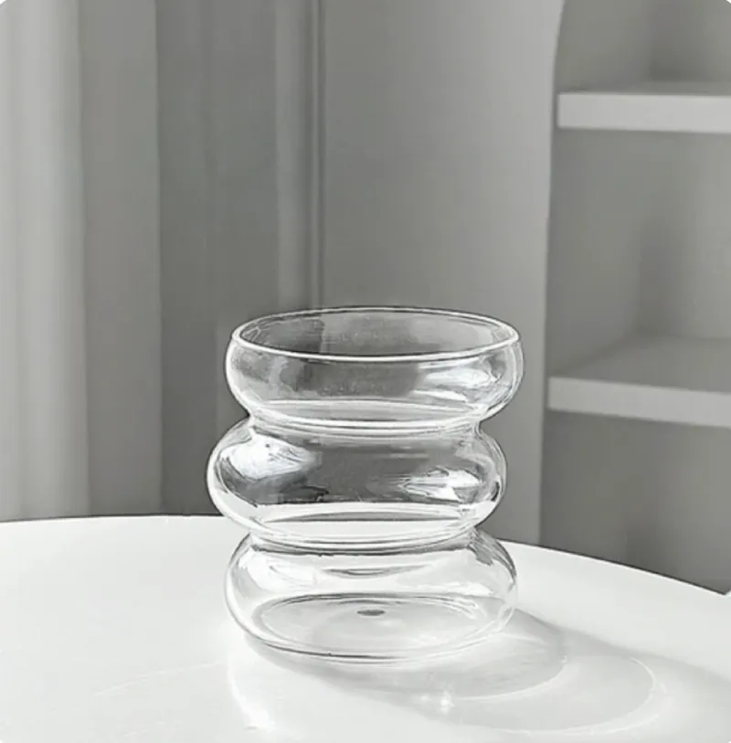 Ripple Balance Glass Cup