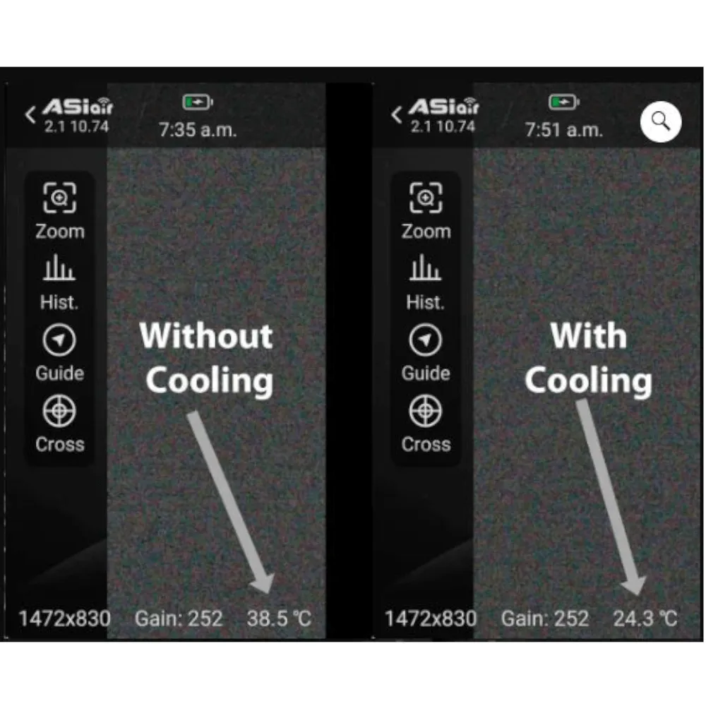 Rouz Astro Active Cooling Kit for ZWO ASI Uncooled Cameras (ACK)