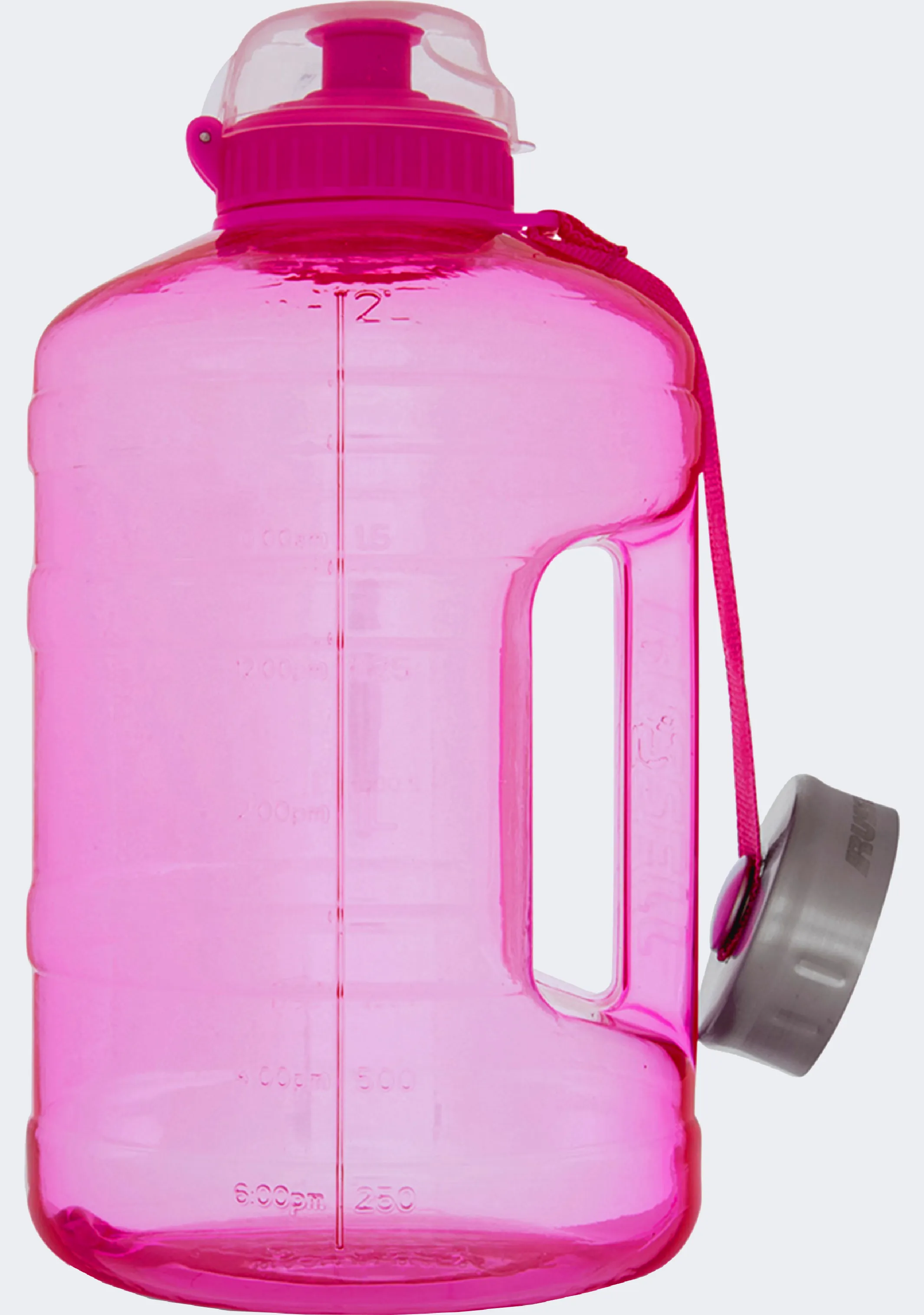 Russell Athletic Dual Cap 2L Water Bottle Pink