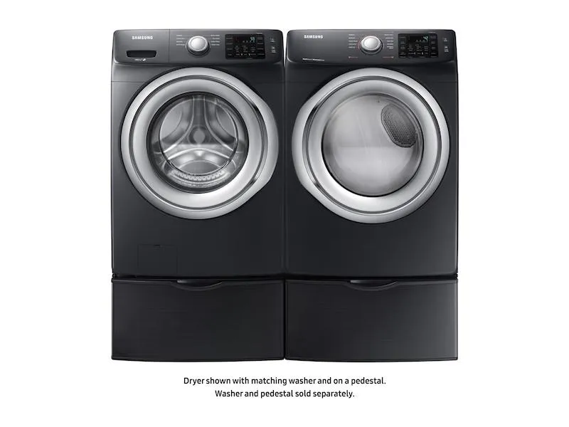 Samsung DVG45N5300V 7.5 cu. ft. Gas Dryer with Steam in Black Stainless Steel